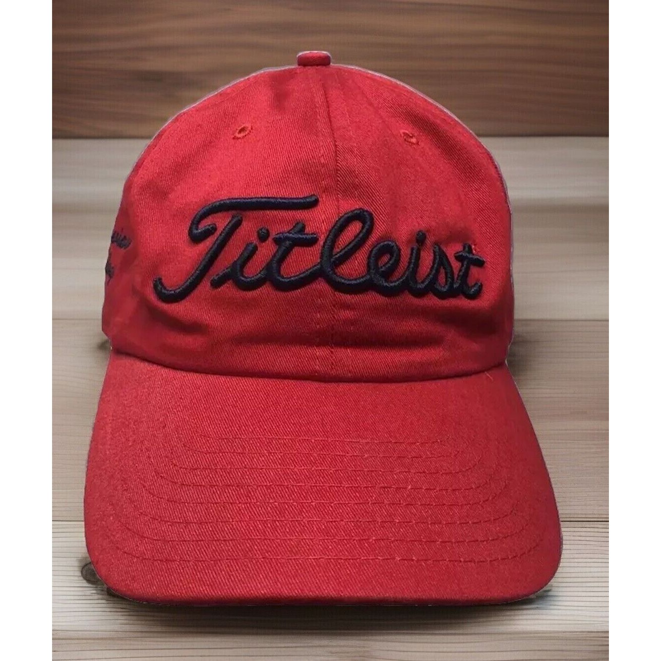 Titleist Plainview Bulldogs Hat Red Navy Blue Adjustable Strapback Cap Golf